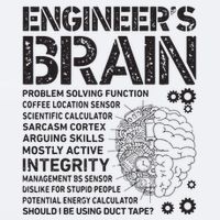 Engineers Brain Funny Process Engineer Men Engineering Gift Sueded Cloud Jersey T-Shirt