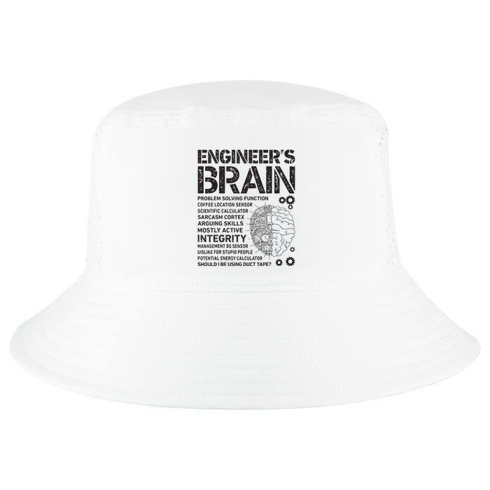 Engineers Brain Funny Process Engineer Men Engineering Gift Cool Comfort Performance Bucket Hat