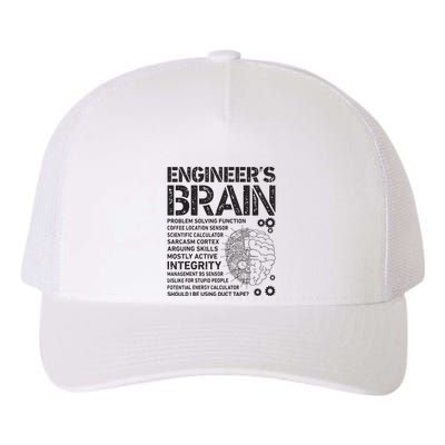 Engineers Brain Funny Process Engineer Men Engineering Gift Yupoong Adult 5-Panel Trucker Hat
