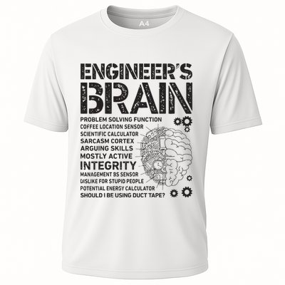 Engineers Brain Funny Process Engineer Men Engineering Gift Performance Shirt