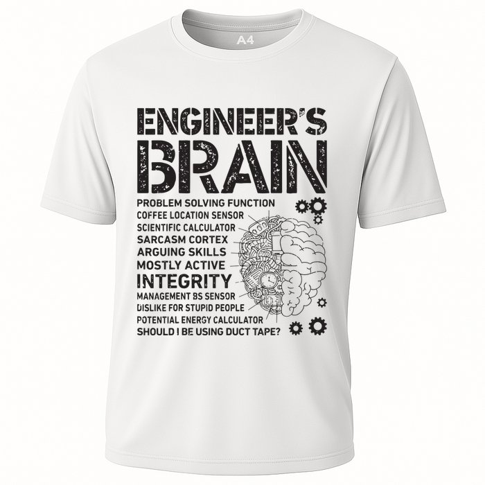 Engineers Brain Funny Process Engineer Men Engineering Gift Performance Shirt