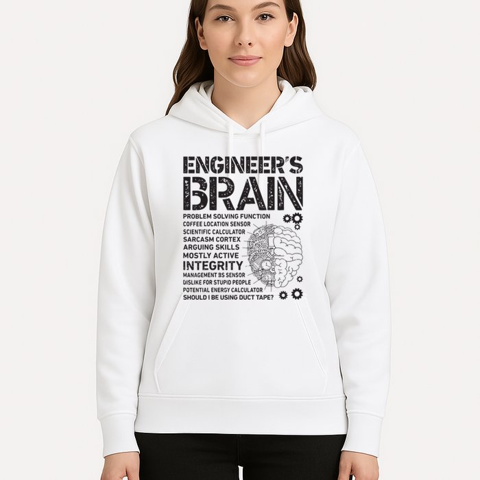 Engineers Brain Funny Process Engineer Men Engineering Gift Hoodie
