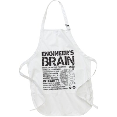 Engineers Brain Funny Process Engineer Men Engineering Gift Apron
