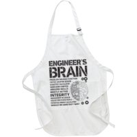 Engineers Brain Funny Process Engineer Men Engineering Gift Apron