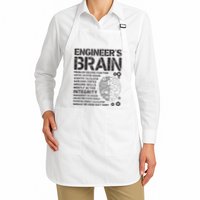 Engineers Brain Funny Process Engineer Men Engineering Gift Apron