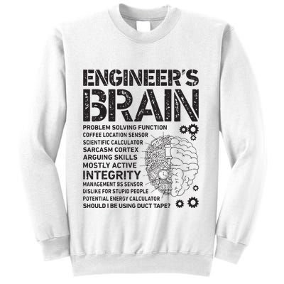 Engineers Brain Funny Process Engineer Men Engineering Gift Sweatshirt