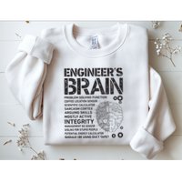 Engineers Brain Funny Process Engineer Men Engineering Gift Sweatshirt