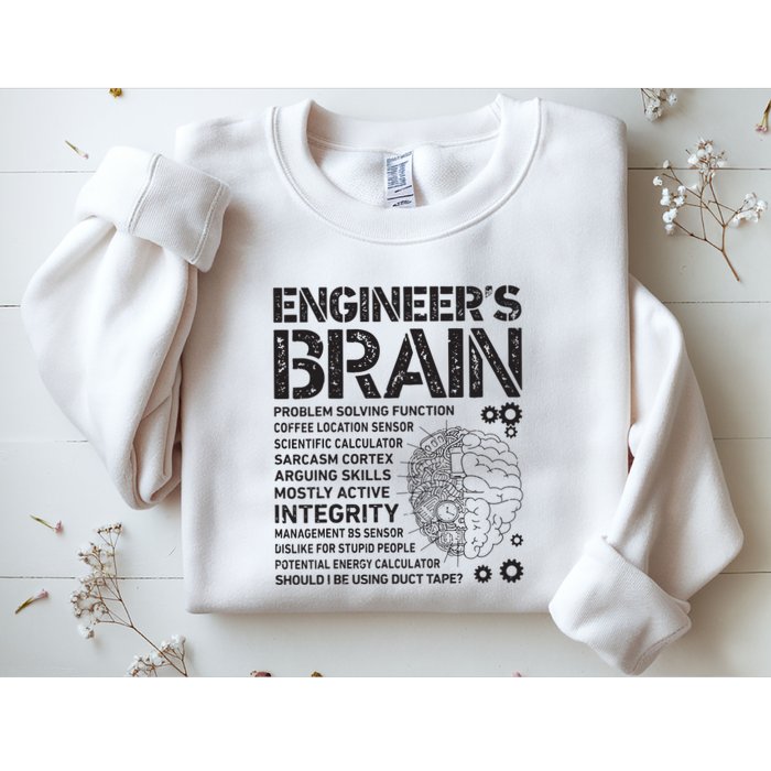 Engineers Brain Funny Process Engineer Men Engineering Gift Sweatshirt