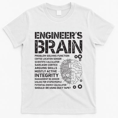 Engineers Brain Funny Process Engineer Men Engineering Gift T-Shirt