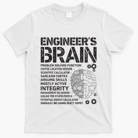 Engineers Brain Funny Process Engineer Men Engineering Gift T-Shirt