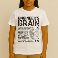 Engineers Brain Funny Process Engineer Men Engineering Gift T-Shirt