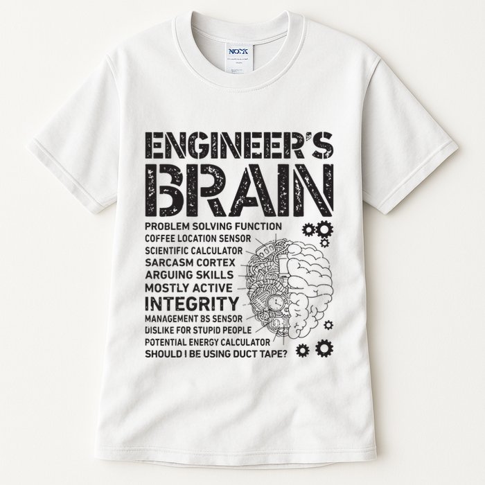 Engineers Brain Funny Process Engineer Men Engineering Gift Tall T-Shirt