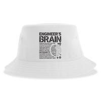 Engineers Brain Funny Process Engineer Men Engineering Gift Sustainable Bucket Hat