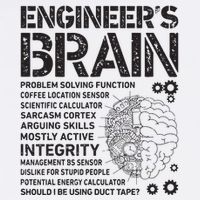 Engineers Brain Funny Process Engineer Men Engineering Gift Sustainable Bucket Hat