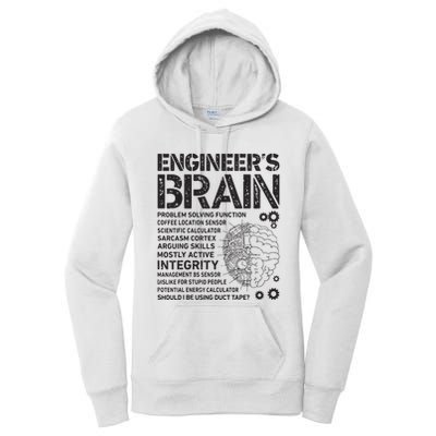 Engineers Brain Funny Process Engineer Men Engineering Gift Women's Pullover Hoodie
