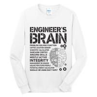 Engineers Brain Funny Process Engineer Men Engineering Gift Tall Long Sleeve T-Shirt