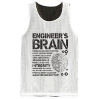 Engineers Brain Funny Process Engineer Men Engineering Gift Mesh Reversible Basketball Jersey Tank