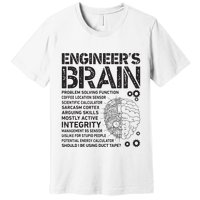 Engineers Brain Funny Process Engineer Men Engineering Gift Premium T-Shirt