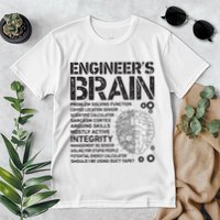 Engineers Brain Funny Process Engineer Men Engineering Gift Premium T-Shirt