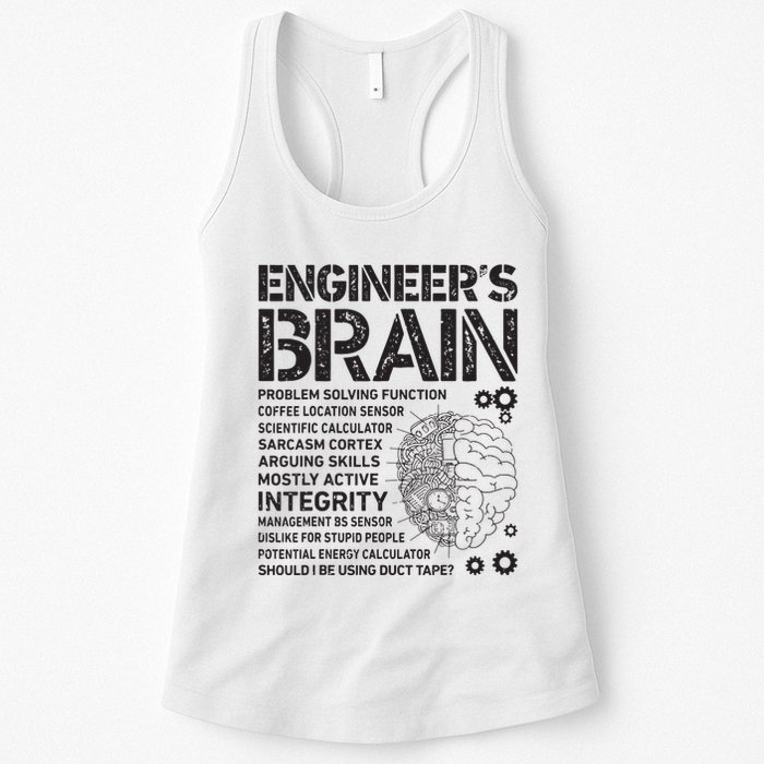Engineers Brain Funny Process Engineer Men Engineering Gift Womens Tank Top