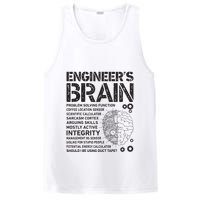Engineers Brain Funny Process Engineer Men Engineering Gift PosiCharge Competitor Tank