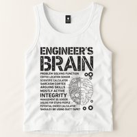 Engineers Brain Funny Process Engineer Men Engineering Gift Tank Top