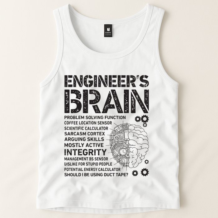 Engineers Brain Funny Process Engineer Men Engineering Gift Tank Top
