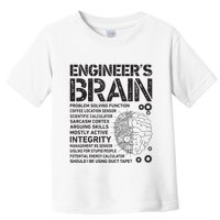 Engineers Brain Funny Process Engineer Men Engineering Gift Toddler T-Shirt