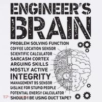 Engineers Brain Funny Process Engineer Men Engineering Gift Visor