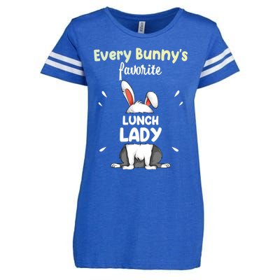 Every Bunny Favorite Lunch Lady Easter Day Funny Gift Enza Ladies Jersey Football T-Shirt