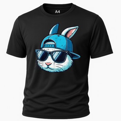 Easter Bunny Face Baseball Cap Sunglasses Rabbit Performance Shirt
