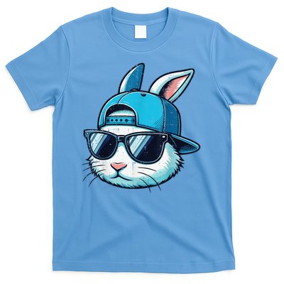 Easter Bunny Face Baseball Cap Sunglasses Rabbit T-Shirt