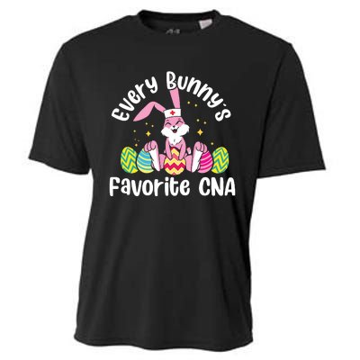 Everybody Bunnys Favorite Cna Cute Easter Day Nurse Cooling Performance Crew T-Shirt