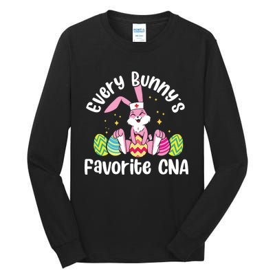 Everybody Bunnys Favorite Cna Cute Easter Day Nurse Tall Long Sleeve T-Shirt