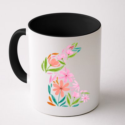 Easter Bunny Flower Holiday Mug