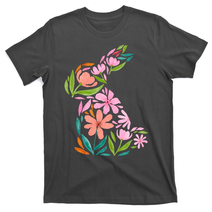 Easter Bunny Flower Holiday T-Shirt