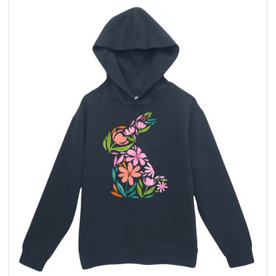 Easter Bunny Flower Holiday Urban Pullover Hoodie