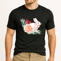 Easter Bunny Flower Spring Art Cooling Performance Crew T-Shirt