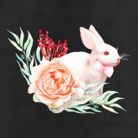 Easter Bunny Flower Spring Art Adult Drive Performance Visor