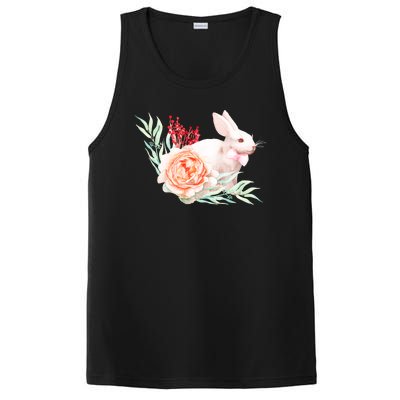 Easter Bunny Flower Spring Art PosiCharge Competitor Tank