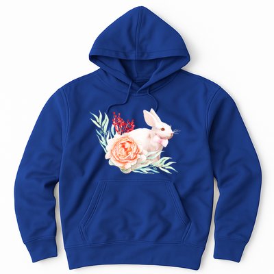 Easter Bunny Flower Spring Art Hoodie