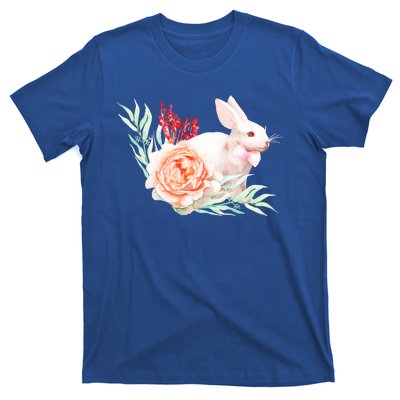 Easter Bunny Flower Spring Art T-Shirt