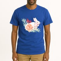 Easter Bunny Flower Spring Art Tall T-Shirt