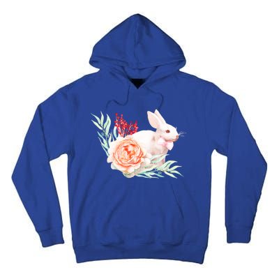 Easter Bunny Flower Spring Art Tall Hoodie