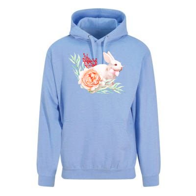 Easter Bunny Flower Spring Art Unisex Surf Hoodie