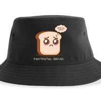 Existential Bread Funny Cute Kawaii Existential Dread Sustainable Bucket Hat