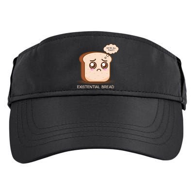 Existential Bread Funny Cute Kawaii Existential Dread Adult Drive Performance Visor