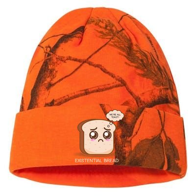 Existential Bread Funny Cute Kawaii Existential Dread Kati Licensed 12" Camo Beanie