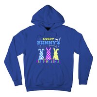 Every BunnyS Favorite Paraprofessional Groovy Easter Rabbit Hoodie