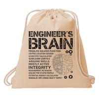 Engineer's Brain Funny Process Engineer Engineering Gift Drawstring Bag